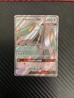 Celesteela GX 208/214 Full Art Ultra Rare Holo Pokemon Card Near Mint - Image 1