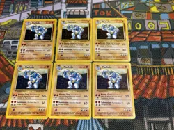 Pokemon Card Machoke 34/102 Uncommon Base Set Vintage WOTC (x6) - 💎🔥 Set Of 6 - Image 2