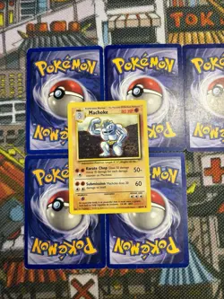 Pokemon Card Machoke 34/102 Uncommon Base Set Vintage WOTC (x6) - 💎🔥 Set Of 6 - Image 4