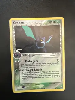 Pokemon TCG Crobat Delta Species EX Holographic Rare Card 2/113 - Image 1