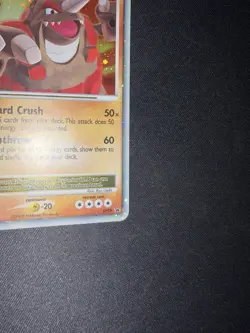Pokemon Rhyperior LV.X Holo Black Star Promo DP29 Diamond & Pearl English Card - Image 4