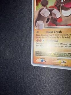 Pokemon Rhyperior LV.X Holo Black Star Promo DP29 Diamond & Pearl English Card - Image 5