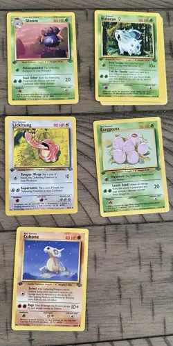 Vintage Pokemon Card Lot (34) Original Base Set First Editions Multiple Doubles! - Image 4