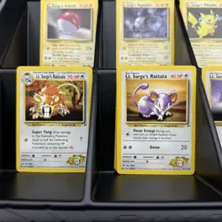 Gym Heroes Lt. Surge - Lot of 67 Vintage Pokemon cards - NM - Image 2