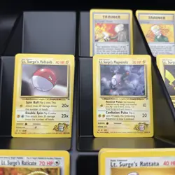 Gym Heroes Lt. Surge - Lot of 67 Vintage Pokemon cards - NM - Image 5