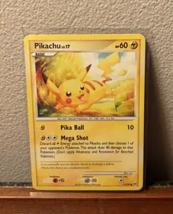 2009 Pokemon Pikachu LV.17 71/99 Regular Platinum Arceus LP - Image 1