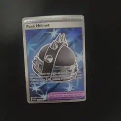 Pokemon TCG Punk Helmet 121/094 Me02: Phantasmal Flames Holo NM - Image 1