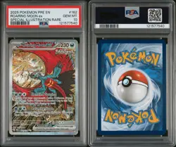 Pokemon Roaring Moon ex 162/131 Prismatic Evolutions Holo Rare PSA 10 - Image 3
