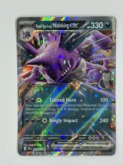 Pokemon TCG - Team Rockets Nidoking Ex - Double Rare -Destined Rivals - 119/182 - Image 1