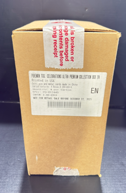 Pokemon TCG Celebrations Ultra Premium Collection Sealed 4 Box Case 6 Q0003 - Image 1
