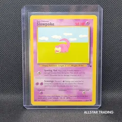 Slowpoke 55/62 Pokemon Fossil - Pokemon WOTC 2000 Fossil Base Set - Image 4