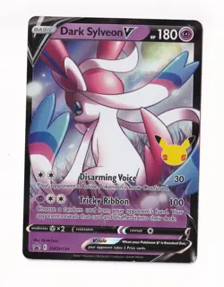 Pokemon Sword and Shield Black Star Promos #SWSH134 Dark Sylveon V - Image 1