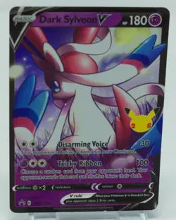Pokemon Sword and Shield Black Star Promos #SWSH134 Dark Sylveon V - Image 3