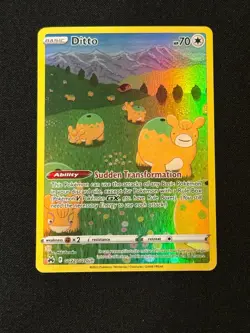 Pokemon TCG Ditto GG22/GG70 Holo Crown Zenith Galarian Gallery NM - Image 1