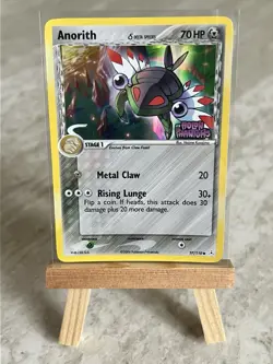 Pokemon TCG *STAMPED* Anorith 57/110 Delta Species Holon Phantoms Rev. Holo- NM- - Image 1