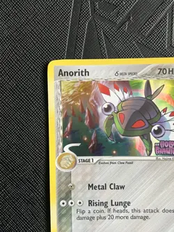 Pokemon TCG *STAMPED* Anorith 57/110 Delta Species Holon Phantoms Rev. Holo- NM- - Image 4