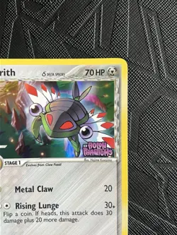 Pokemon TCG *STAMPED* Anorith 57/110 Delta Species Holon Phantoms Rev. Holo- NM- - Image 5