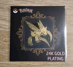 Scyther Popping Candy 24K Gold Plated Pokemon Sticker RARE NM SEALED - Image 1