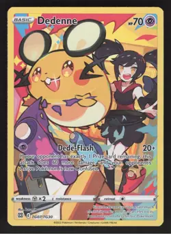 Dedenne - TG07/TG30 Brilliant Stars TRAINER GALLERY Pokemon - NM/MINT - Image 1