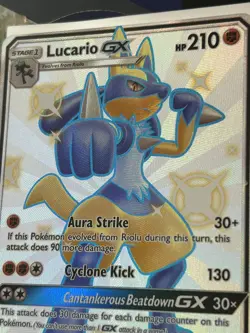 2019 Pokemon Hidden Fates LUCARIO GX Shiny Vault FULL ART SV64/SV94 NM - Image 2