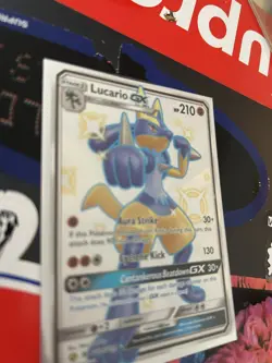 2019 Pokemon Hidden Fates LUCARIO GX Shiny Vault FULL ART SV64/SV94 NM - Image 5