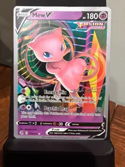 Mew V 113/264 2023 Pokemon World Championships Fusion Strike Variant D - Image 1