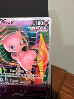 Mew V 113/264 2023 Pokemon World Championships Fusion Strike Variant D - Image 3
