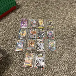 Lot Of 14 Pokemon TCG Booster Packs Mixed Sets Cool Lot See Pics - Image 1