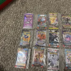 Lot Of 14 Pokemon TCG Booster Packs Mixed Sets Cool Lot See Pics - Image 3