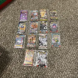 Lot Of 14 Pokemon TCG Booster Packs Mixed Sets Cool Lot See Pics - Image 5