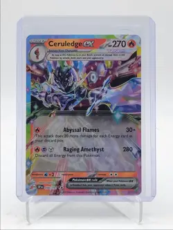 CERULEDGE EX 2024 POKEMON SURGING SPARKS DOUBLE RARE FA HOLO 036/191 Q5542 - Image 1