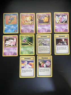 Pokemon TCG Gym Heroes Lot of 34 No Duplicates LP-NM WOTC Vintage - Image 5