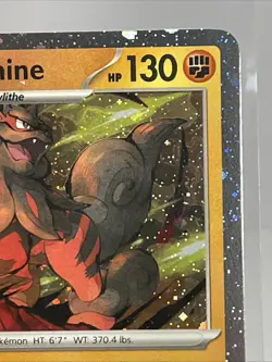Pokemon TWM Hisuian Arcanine 100/167 Cosmos Holo Exclusive Surging Sparks NM - Image 4