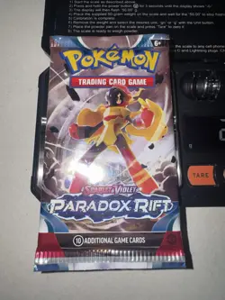 Very Heavy! 22.58g Pokemon PARADOX RIFT Booster Pack Factory Sealed New - Image 3