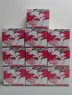 (10) Lot 2025 Pokemon SV White Flare Sealed ETB Elite Trainer Box Open Case - Image 1