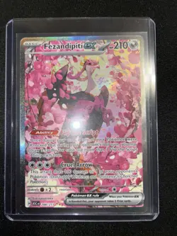 Fezandipiti Ex 288/217 SIR Ascended Heroes Pokemon TCG NM Near Mint - Image 1