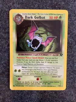 Pokemon TCG - Dark Golbat (7/82) Team Rocket - Holo - LP - Image 1