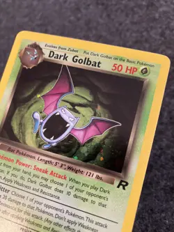Pokemon TCG - Dark Golbat (7/82) Team Rocket - Holo - LP - Image 2