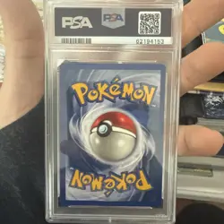 1999 Pokemon Game Dragonair Shadowless #18 PSA 2 Good - Image 4