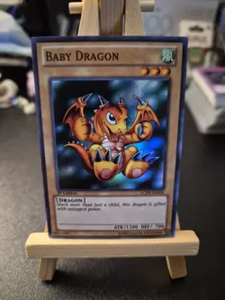 YUGIOH BABY DRAGON SUPER RARE 1ST EDITION NEAR MINT LCJW-EN006 - Image 1