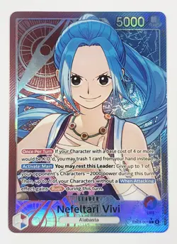 One Piece English EB03-001 Nefeltari Vivi (L) Leader Alt Art Heroines Edition 2 - Image 1