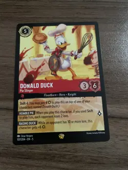 Disney Lorcana TCG Donald Duck Pie Slinger 107/204 Shimmering Skies - Image 1