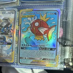 Pokemon Magikarp & Wailord GX Tag Team Holo Card Team Up 161/181 English - Image 1