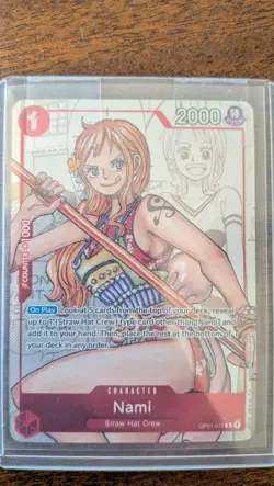 Nami - OP01-016 (Alternate Art) OP01-016 One Piece Promotion Cards Foil - Image 2