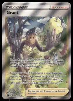 Grant GG62/GG70 Crown Zenith Galarian Gallery Holo Card Near Mint Condition - Image 1
