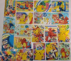 Pokemon card LOT of 19 Pocket Monsters Anime Collection Nintendo 1998 Japan - Image 1