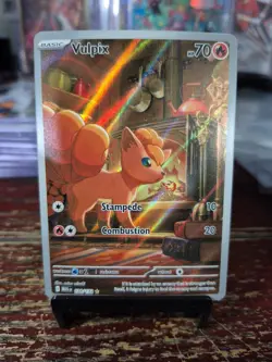 Vulpix 138/132 Pokemon Card Illustration Rare Mega Evolutions, Near Mint, TCG - Image 1