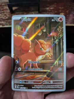 Vulpix 138/132 Pokemon Card Illustration Rare Mega Evolutions, Near Mint, TCG - Image 3