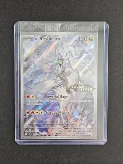 Pokemon TCG N's Reshiram Stamped Illustration Rare Promo Card 167/159 Sealed - Image 2