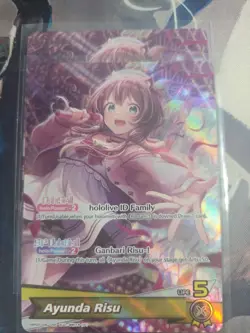 Hololive CARD GAME hBP03-008 Ayunda Risu OSR Elite Spark US SELLER - Image 1